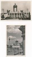 1938 Budapest XXXIV. Nemzetközi Eucharisztikus Kongresszus - 2 db régi képeslap / 34th International Eucharistic Congress - 2 pre-1945 postcards
