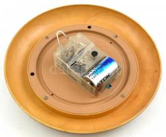 Orosz falióra az olimpiáról, működőképes, jó állapotban, elemmel, d: 27 cm