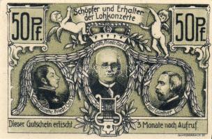 Német Birodalom/Weimari Köztársaság/Sondershausen 1921. 50Pf (4x), 4klf db, teljes sor! T:I