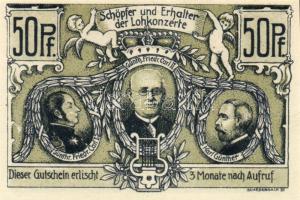 Német Birodalom/Weimari Köztársaság/Sondershausen 1921. 50Pf (4x), 4klf db, teljes sor! T:I