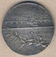 Franciaország 1895. "Nemzetközi Kongresszus Párizs-Fekete de Nagyivany" dekoratív Ag emlék...