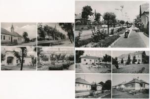Jászjákóhalma - 3 db modern képeslap (Fő utca). Képzőművészeti Alap Kiadóvállalat / 3 modern postcards