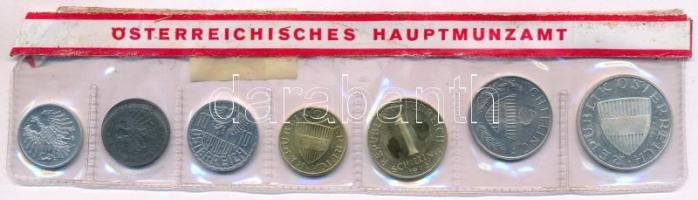 Ausztria 1972. 2gr-10Sch (7xklf) forgalmi sor lezárt fólia tokban T:1 (eredetileg PP)
Austria 1972....