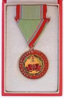 1965. Szolgálati Érdemérem - A Haza Fegyveres Szolgálatában 35 év után, zománcozott Br kitüntetés mellszalagon, szalagsávval, díszdobozban T:1-