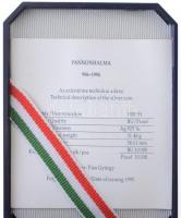 1995. 1000Ft Ag "Pannonhalma 996-1996" (2xklf) tanúsítvánnyal, dísztokban T:PP,BU 
Adamo ...