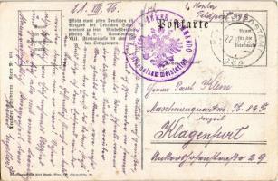 1916 Beobachterposten / WWI German and Austro-Hungarian K.u.K. military art postcard, observation po...
