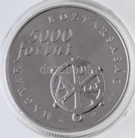 2004. 5000Ft Ag "Pécsi ókeresztény sírkamrák", tanúsítvánnyal és MNB prospektussal T:PP Ad...