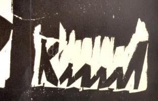 Kunt Ernő (1920-1994): BÚÉK 1968. Linómetszet. Jelzett. 32x27 cm