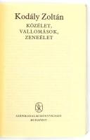 Vargyas Lajos (szerk.): Kodály Zoltán - Közélet, vallomások, zeneélet. Bp., 1989, Szépirodalmi Könyv...