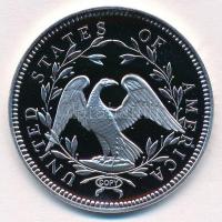 Amerikai Egyesült Államok 1794. 1$ "Szabadság dollár" Ag replika emlékérme (20,18g/40mm) T...