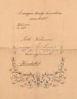 1889 Hadnagyi kinevezés d. Fejérváry Géza hadügyminiszter aláírásával