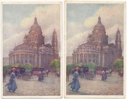 Budapest - 8 db régi képeslap / 8 pre-1945 postcards  s: Götczinger