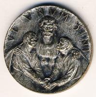 Lengyelország DN "II.János Pál pápa" ezüstözött emlékérem T:2 + Vatikán 1975. "UT UNU...