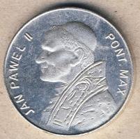 Lengyelország DN "II.János Pál pápa" ezüstözött emlékérem T:2 + Vatikán 1975. "UT UNU...