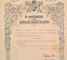 1909 Őrnagyi kinevezés 22. gyalogezredbeli katona részére