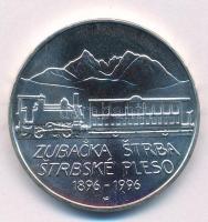 Szlovákia 1996. 200K Ag 100 éves a Strba-tavi hegyivasút T:1 Slovakia 1996. 200 Korun Centennial - Mountain Railway to Strba Lake C:UNC Krause KM#33