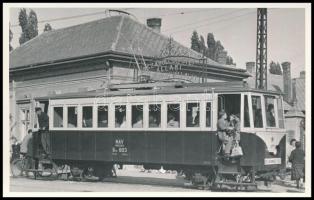 Régi mozdonyok, 3 db modern előhívás, 9×14 és 13×18 cm közötti méretekben