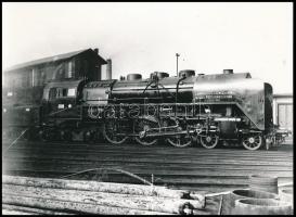 Régi mozdonyok, 3 db modern előhívás, 13×18 cm