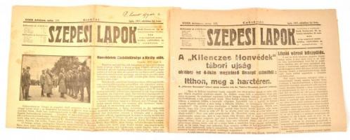 1917 A Szepesi Lapok két egymás utáni száma október 4-5.