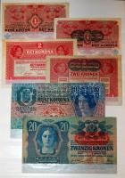 Kis magyar "alapgyűjtemény" 106 klf db bankjegy, néhány osztrák-magyar banki kiadással, sok variánssal (típus, sorszám, alapnyomat, stb.) benne jobbakkal, Adamovszky-katalógus alapján rendezve! T:vegyes