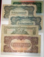 Kis magyar "alapgyűjtemény" 106 klf db bankjegy, néhány osztrák-magyar banki kiadással, so...