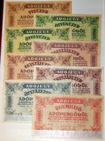 Kis magyar "alapgyűjtemény" 106 klf db bankjegy, néhány osztrák-magyar banki kiadással, so...