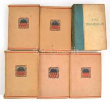 Erdélyi Szépmíves Céh kiadványainak 9 kötete: 
Közte Kós Károly: Az Országépítő, Nyírő József: Kopj...