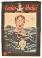 1946 A Ludas Matyi II. évf 59. száma Unicum karikatúrával a címlapon