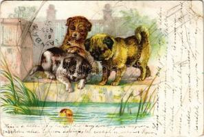 1899 Dogs. litho (EB)