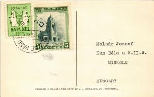 1964-1965 METEI Medical Expedition to Easter Island map. Printed in Canada for METEI by L. J. Dunbar...