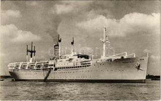 1957 SS Zuiderkruis (ex SS Cranston Victory, WWII US Navy troopship) Dutch emigrant passenger ship (EK)