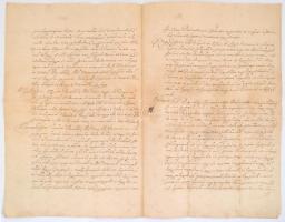 1739 Adásvételi szerződés Nádasy János, és a Csergheö család tagjai között