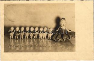 1934 Porcelán babák / Porcelain dolls. Amag 64658/4. (fl)