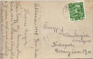 1908 Abbazia, Opatija; hajózó férfiak / men in a sailboat. photo