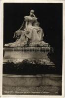 1927 Territet, Monument de S. M. lImpératrice dAutriche / Kaiserin Elisabeth / Erzsébet királyné (Sisi) szobor a svájci Territetben / monument, statue of Empress Elisabeth of Austria in Territet (Switzerland)