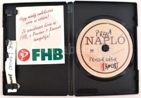 Presser Gábor (1948-) magyar dalszerző, zenész, énekes kopott aláírása saját Próba Napló c. koncert ...