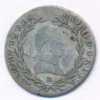 1791B 10kr Ag II. Lipót (3,66g) T:3 Hungary 1791B 10 Kreuzer Ag Leopold II (3,66g) C:F Huszár: 1916., Unger III.: 1347.a