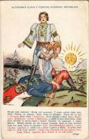 Magyar ellenes szlovák propaganda / Slovenská slava v Ceskoslovenskej Republike / Czechoslovak unity, Slovakian Anti-Hungarian propaganda, Ferdis Juriga (EK)