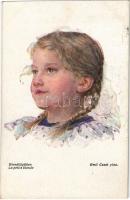 1938 Blondköpfchen / La petite blonde / Young blond girl. B.K.W.I. Nr. 2101. s: Emil Czech