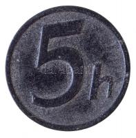 Szlovákia 1942. 5h Zn T:2-
Slovakia 1942. 5 Halierov Zn C:VF
Krause KM#8