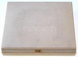 Svájc 1967. 1r-5Fr Ag (9xklf) forgalmi szett dísztokban T:1,1-
Switzerland 1967. 1 Rappen - 5 Franc...