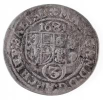 Osztrák Államok / Salzburg 1681. 3kr Ag "Max Gandolf von Kuenburg" (1,38g) T:2-
Austrian ...