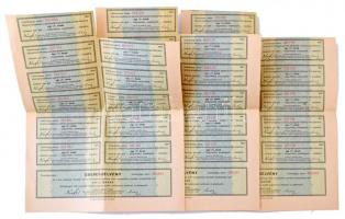 Budapest 1931-1933. "Magyar Nemzeti Bank Tisztviselőinek Takarék- és Hitelszövetkezete" üz...