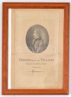 Széki Teleki Domokos gróf (1773-1798) utazó, útirajzíró, mineralógus, költő, királyi táblai ülnök li...