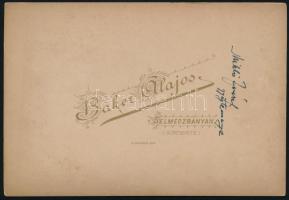 cca 1880 és 1907-ben Selmecbányán készült, 2 db vintage fotó; a tájat és a várost bemutató mozaik fo...