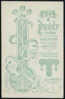 cca 1905 Kolozsvár, a Dunky fivérek műtermében készült vintage fotó, ez a műterem 39504-es sorszámú ...