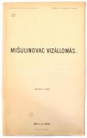 1901-1903 MÁV, Belovár-verőcei vasútvonal Mišulinovac vízállomás tervrajza, 1:1000, hiányos, Bp., Klösz-ny., plusz egy helyszínrajzzal, tervrajz: 34x21 cm, helyszínrajz: 21x33 cm