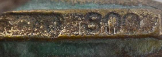 Ezüst(Ag) miniatűr hintaló, jelzett, 6×4 cm, nettó: 39 g