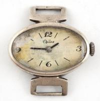 Ezüst(Ag) női óra, jelzett, nem jár, d: 2,8 cm, bruttó: 10,6 g