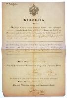 1847. 10G "Privilegirte Oesterreichische National Bank" korabeli hamisítványa a bevonásáró...